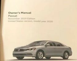 2020 Volkswagen Passat Owner's Manual