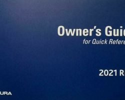 2021 Acura RDX Owner's Manual