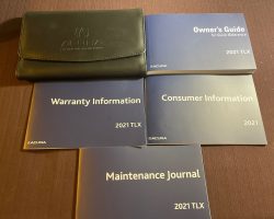 2021 Acura TLX Owner's Manual Set
