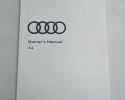 2021 Audi A4 Owner's Manual