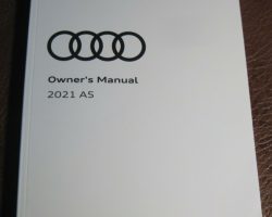 2021 Audi A5 Owner's Manual