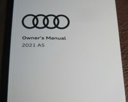2021 Audi A5 Sportback Owner's Manual