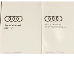 2021 Audi A5 Sportback Owner's Manual Set