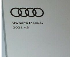 2021 Audi A8 Owner's Manual