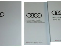 2021 Audi A8 Owner's Manual Set
