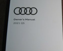 2021 Audi Q5 Owner's Manual