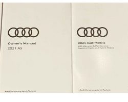 2021 Audi S5 Sportback Owner's Manual Set