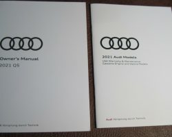 2021 Audi SQ5 Owner's Manual Set