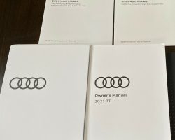 2021 Audi TT Owner's Manual Set