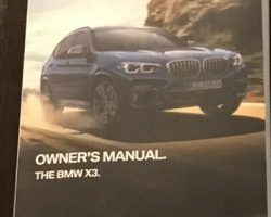 2021 BMW X3 Owner's Manual