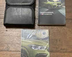 2021 BMW X6 M Owner's Manual Set