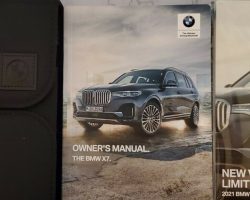 2021 BMW X7 Owner's Manual Set