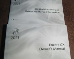 2021 Buick Encore GX Owner's Manual Set