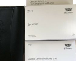 2021 Cadillac Escalade Owner's Manual Set
