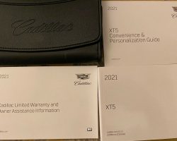 2021 Cadillac XT5 Owner's Manual Set