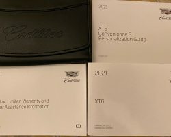 2021 Cadillac XT6 Owner's Manual Set