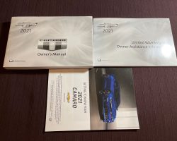 2021 Chevrolet Camaro Owner's Manual Set