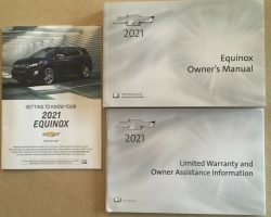2021 Chevrolet Equinox Owner's Manual Set