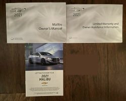 2021 Chevrolet Malibu Owner's Manual Set
