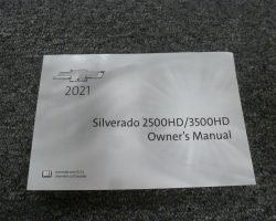 2021 Chevrolet Silverado 2500HD Owner's Manual