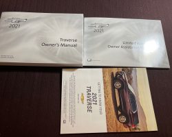 2021 Chevrolet Traverse Owner's Manual Set
