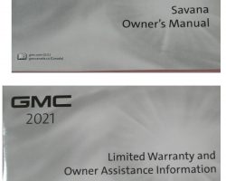 2021 GMC Savana Owner's Manual Set