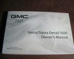 2021 GMC Sierra 1500 Owner's Manual