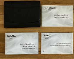 2021 GMC Sierra 2500HD Owner's Manual Set