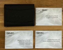2021 GMC Sierra 3500HD Owner's Manual Set