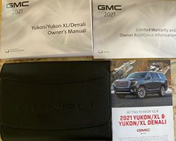 2021 GMC Yukon Owner's Manual Set