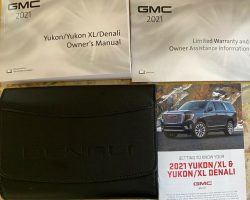 2021 GMC Yukon XL Owner's Manual Set