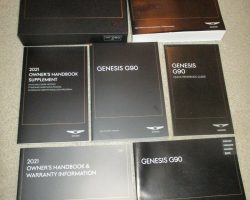 2021 Hyundai Genesis G90 Owner's Manual Set