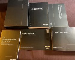 2021 Hyundai Genesis GV80 Owner's Manual Set