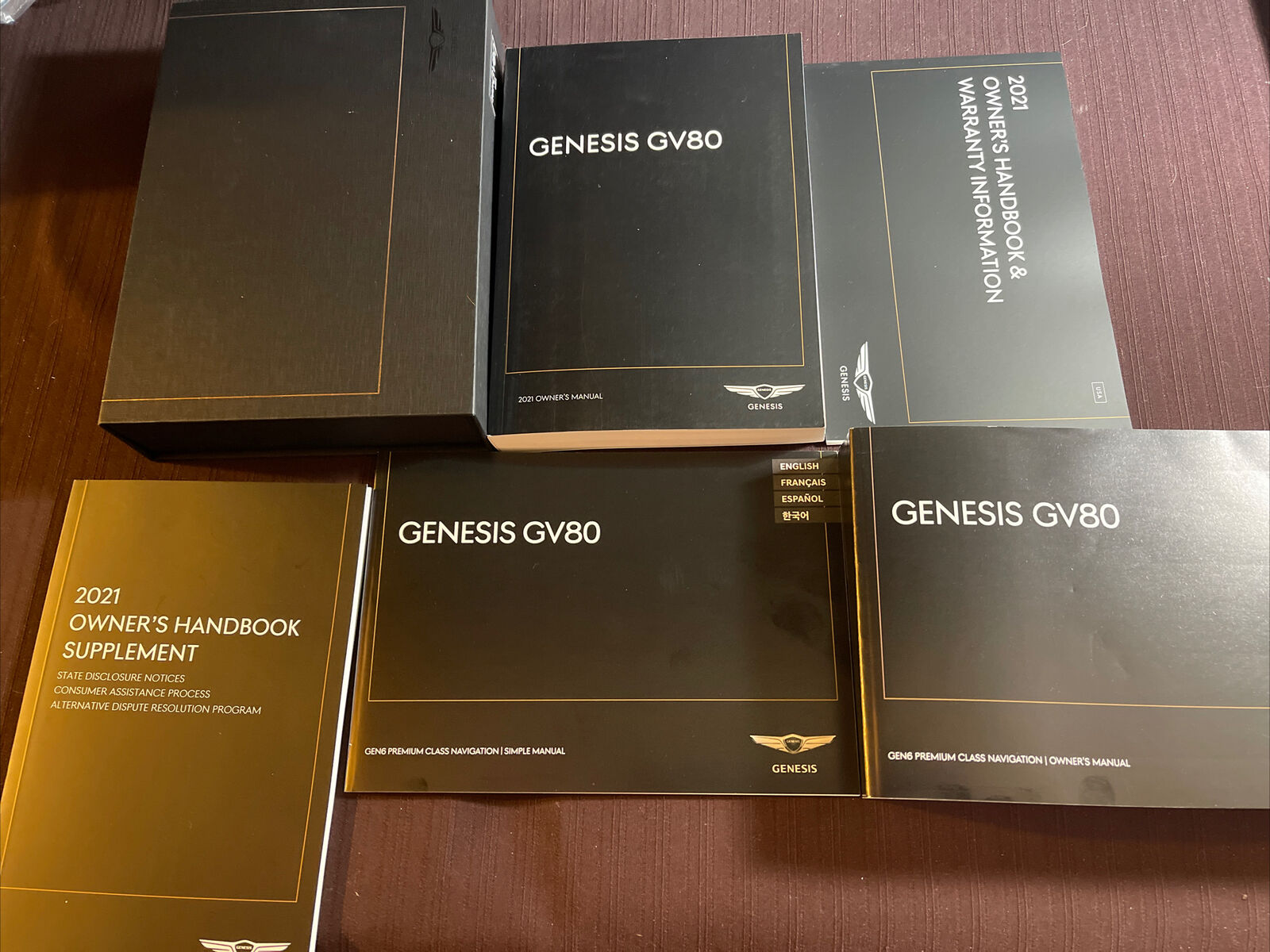 2021 Hyundai Genesis GV80 Owner’s Manual Set DIY Repair Manuals