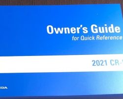 2021 Honda CR-V Owner's Manual