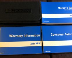 2021 Honda HR-V Owner's Manual Set