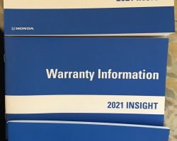 2021 Honda Insight Owner's Manual Set