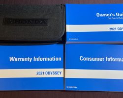 2021 Honda Odyssey Owner's Manual Set