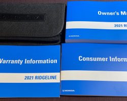 2021 Honda Ridgeline Owner's Manual Set