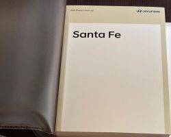 2021 Hyundai Santa Fe Owner's Manual Set