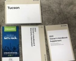 2021 Hyundai Tucson Owner's Manual Set