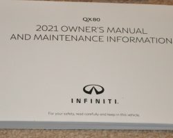 2021 Infiniti QX80 Owner's Manual