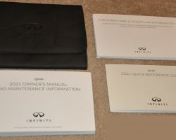 2021 Infiniti QX80 Owner's Manual Set
