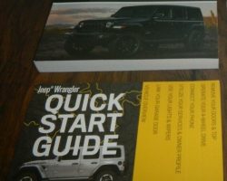 2021 Jeep Wrangler Owner's Manual Set