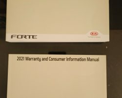 2021 Kia Forte Owner's Manual Set