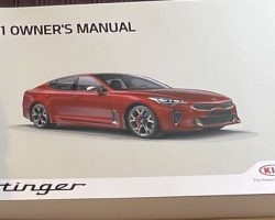 2021 Kia Stinger Owner's Manual