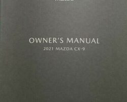 2021 Mazda CX-9 Owner's Manual