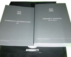 2021 Mazda3 Owner's Manual Set