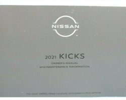 2021 Nissan Kicks Owner's Manual