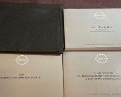 2021 Nissan Rogue Owner's Manual Set